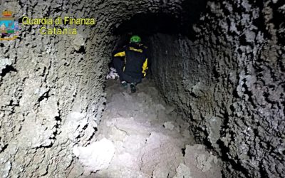 Resti umani rinvenuti in una grotta lavica a Zafferana Etnea