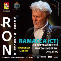 Ron in Concerto a Ramacca: Un Evento Straordinario in Piazza Umberto I